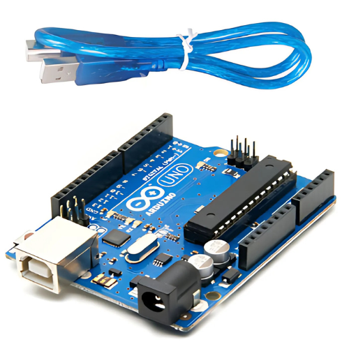 Placa UNO R3 ATmega328P con cable USB – Compatible con Arduino Uno