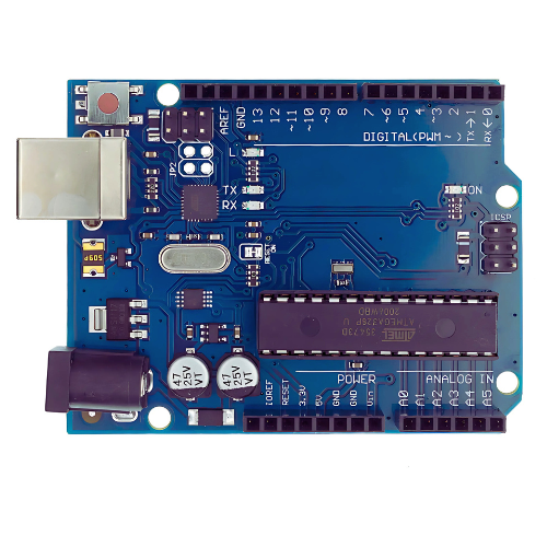 Placa UNO R3 ATmega328P con cable USB – Compatible con Arduino Uno