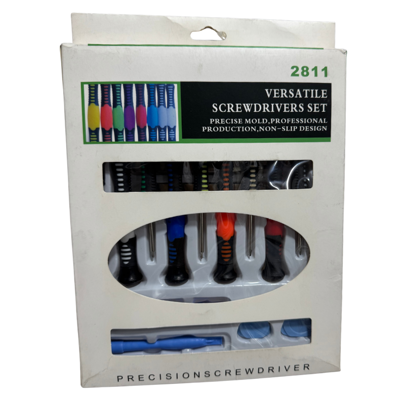 Kit Desarmadores de Precisión 2811 - Set Versátil para Celulares y Electrónica