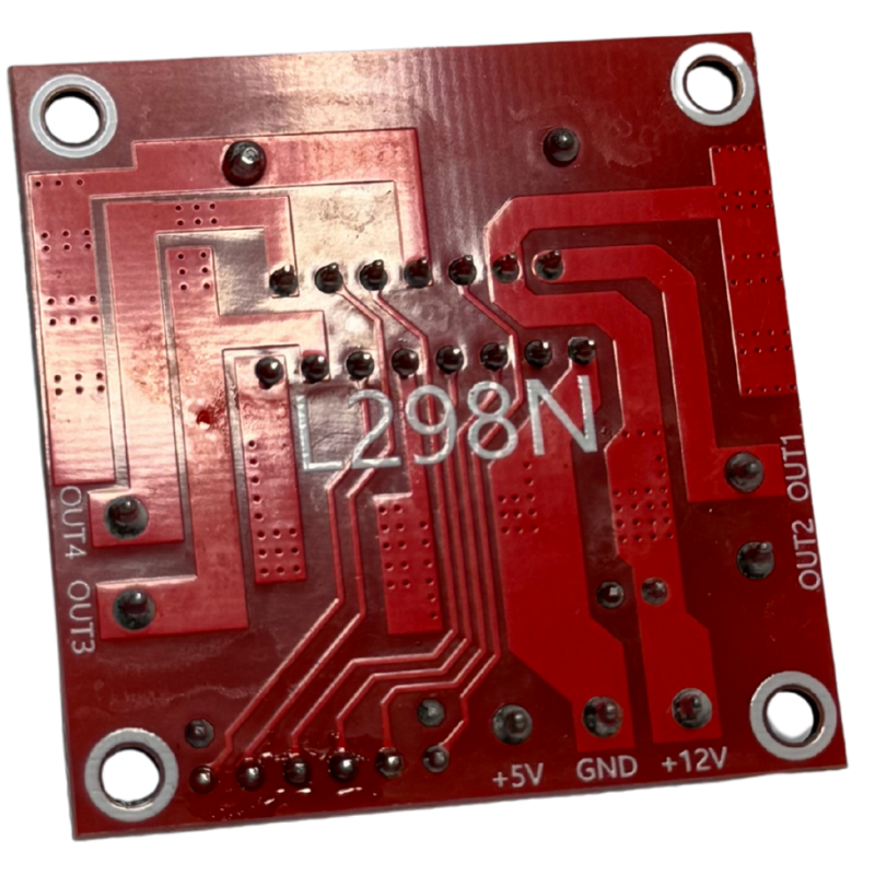 Módulo Puente H L298N – Controlador de Motores DC y Paso a Paso para Arduino y Robótica