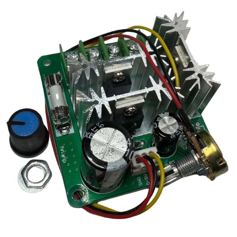Módulo Variador de Velocidad PWM de Alta Potencia para Motor DC 6–30V (8A–15A)