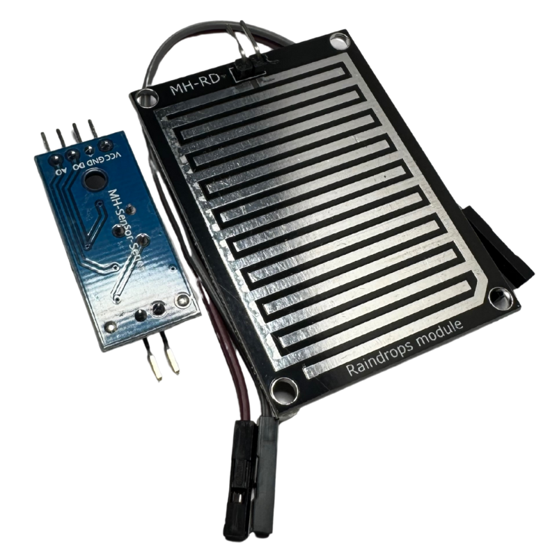 Módulo Sensor de Lluvia con Salida Analógica y Digital – Compatible con Arduino / ESP32 / ESP8266