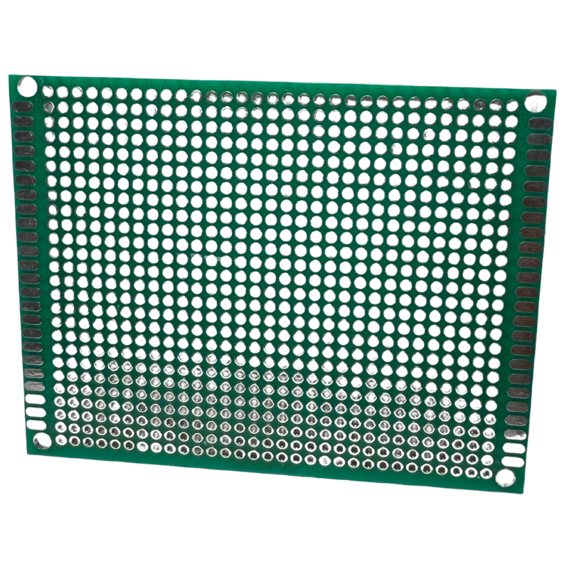 Baquelita PCB Pre-Perforada 10×10 cm con Pads de Cobre – Protoboard Soldable