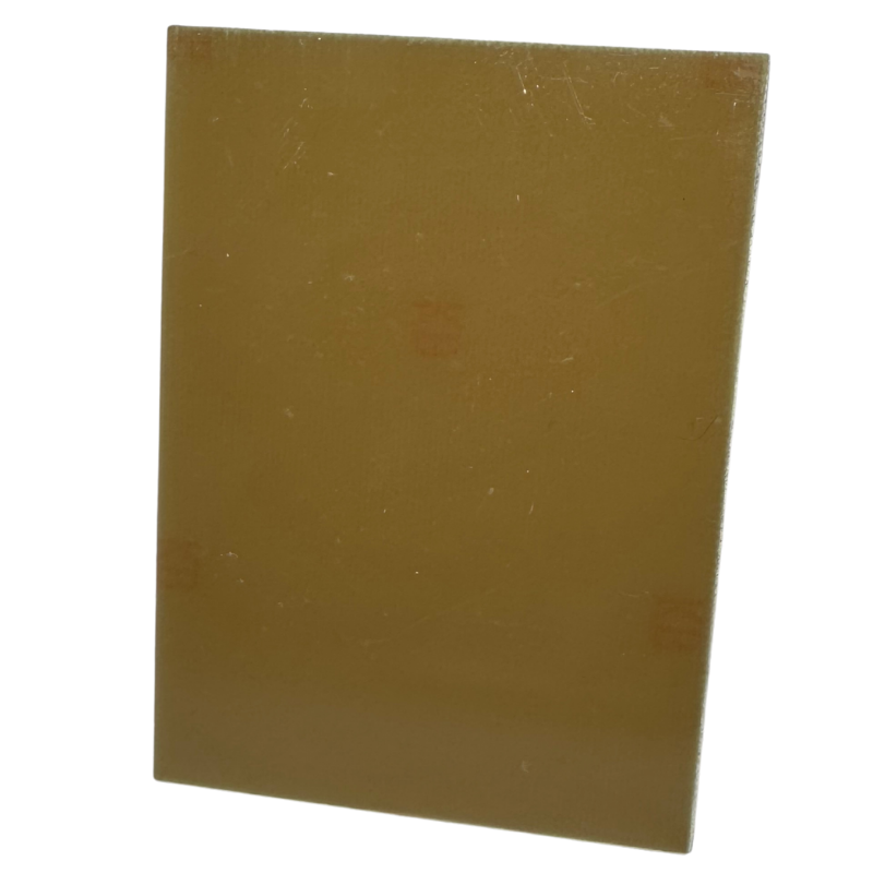 Baquelita 10×10 cm de 1 Cara – Placa de Fibra con Capa de Cobre para PCB