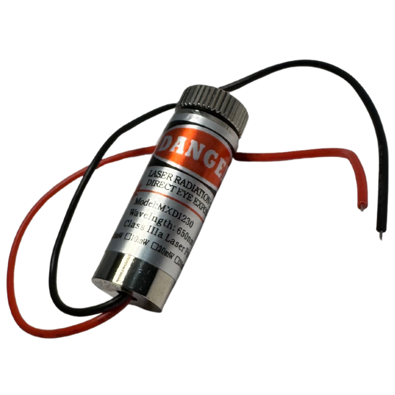 Módulo Láser 650nm 5mW – Compatible con Arduino (3V–5V)Módulo Láser 650nm 5mW – Compatible con Arduino (3V–5V)