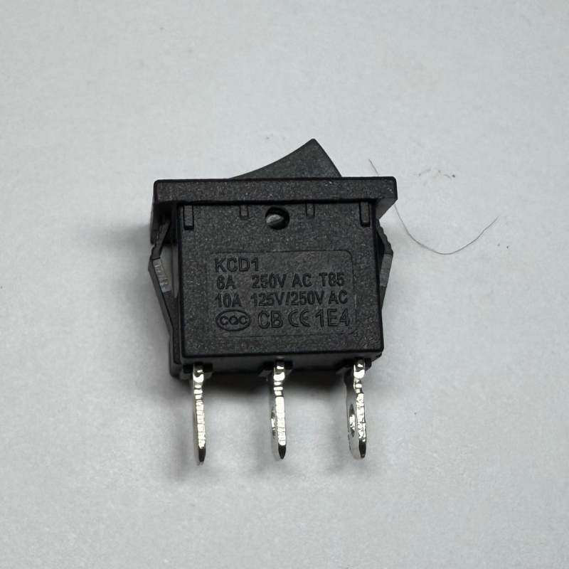 Interruptor basculante KCD1-103 – ON-OFF – 3 pines – 6A 250V