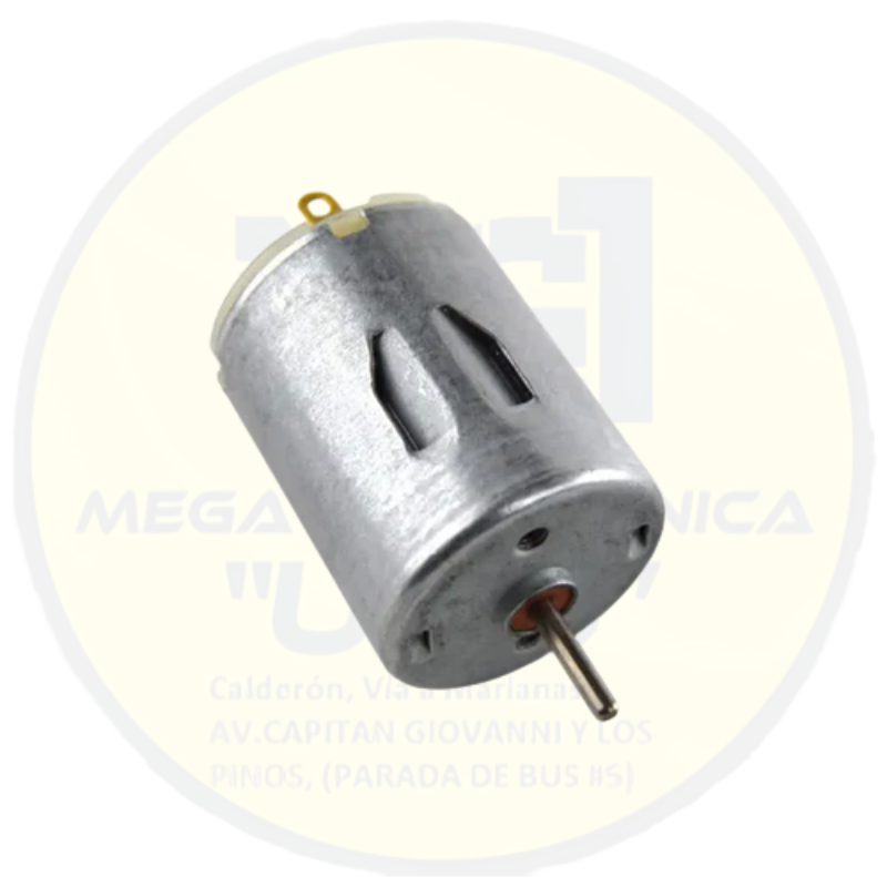 Motor R280 DC 3-12V – Compacto y potente – Ideal para ventiladores, juguetes eléctricos y sistemas de velocidad variable.