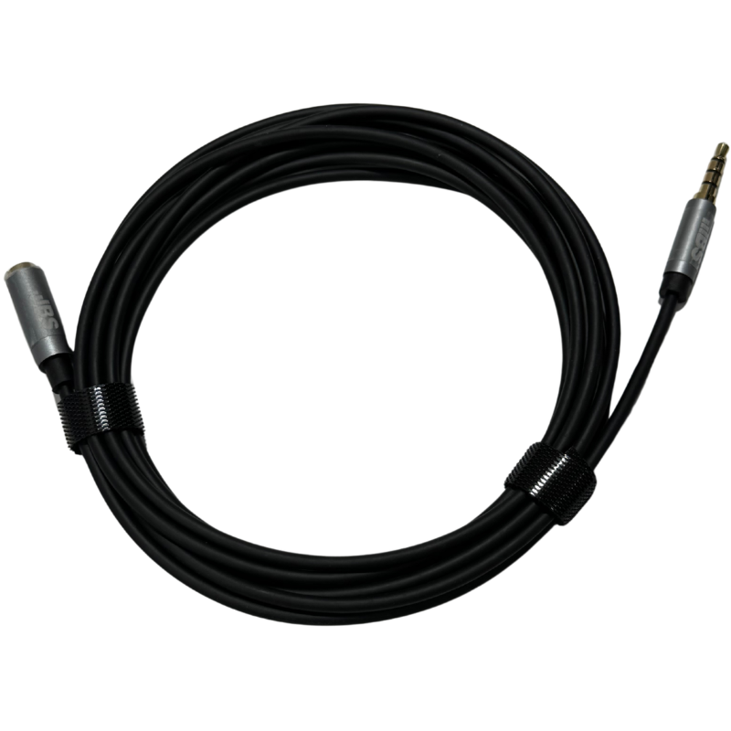 Extensión de Audio TRRS 3.5mm Besser Sound 3 Metros - Plug Macho a Jack Hembra con Micrófono