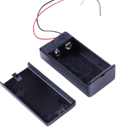 Porta Batería 9V con Tapa y Switch – Caja Portapila para Proyectos Electrónicos