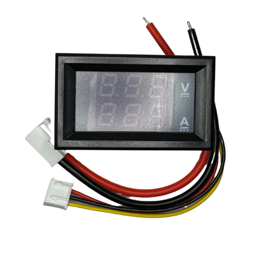 Voltímetro Amperímetro Digital 0–100V / 0–10A – Display Doble LED