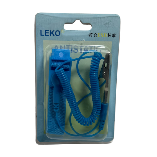 Pulsera Antiestática LEKO con Pinza Caimán - Protección ESD para Electrónica