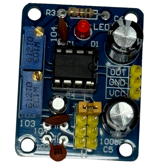 Módulo Generador NE555 de Onda Cuadrada – Frecuencia y Ciclo Ajustable