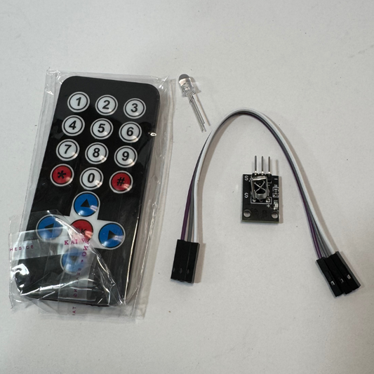 Kit Control Remoto Infrarrojo IR con Receptor HX1838 para Arduino