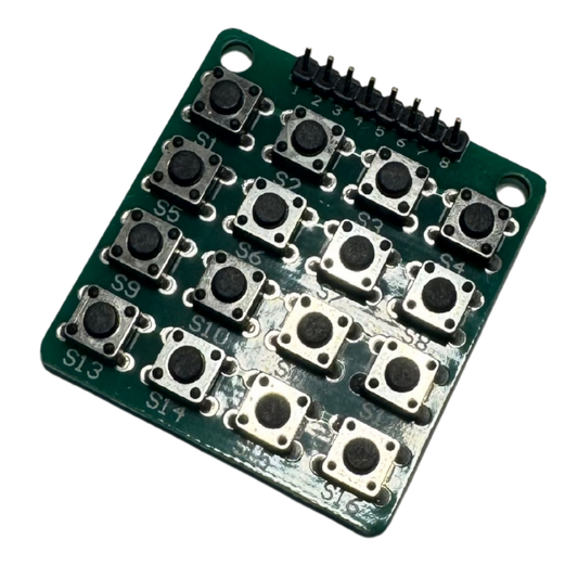 Teclado de Membrana 4x4 – 16 Teclas para Arduino y Microcontroladores