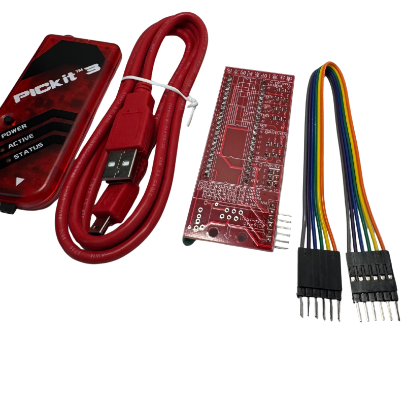 Programador PICkit 3 con Adaptador ZIF – Compatible con Microcontroladores PIC y dsPIC