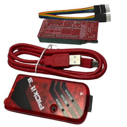 Programador PICkit 3 con Adaptador ZIF – Compatible con Microcontroladores PIC y dsPIC