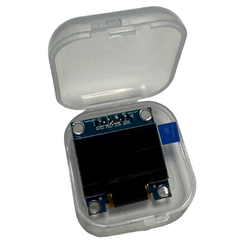 Display OLED 0.96" I2C – Color Azul – Compatible con Arduino, ESP8266, ESP32