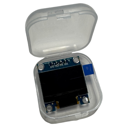 Display OLED 0.96" I2C – Color Azul – Compatible con Arduino, ESP8266, ESP32
