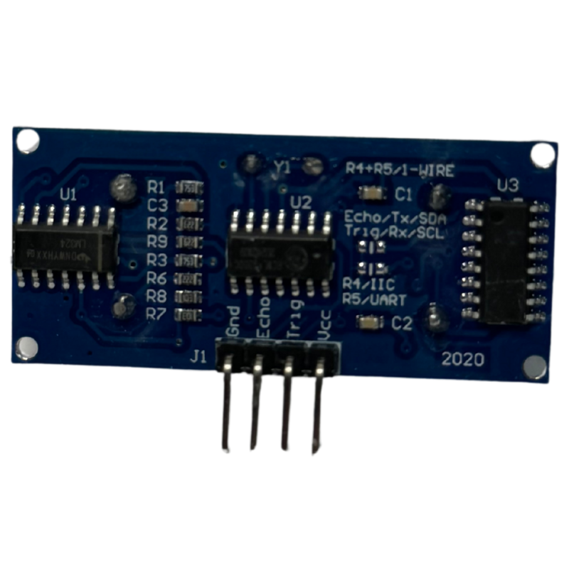 Módulo Tester Probador de Sensor Ultrasonido HC-SR04 / Mini – Display Digital 7 Segmentos