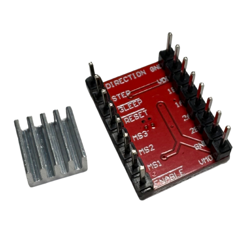 Módulo Driver para Motor Paso a Paso A4988 con Disipador – Control de Motores NEMA 17 y NEMA 14