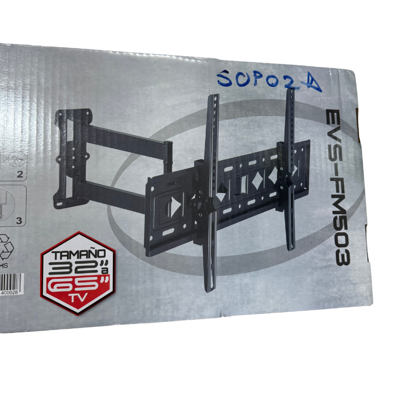 Soporte Universal de TV con Brazo EVL FM503 para Pantallas de 25 a 65 Pulgadas
