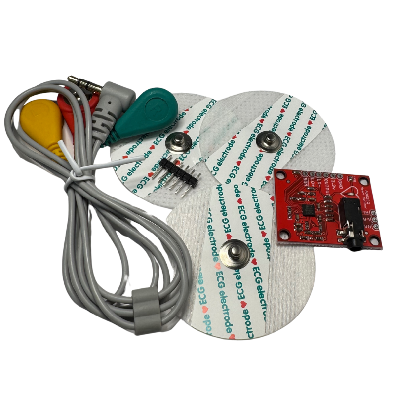 Módulo Sensor Cardíaco ECG AD8232 – Monitor de Ritmo Cardíaco para Arduino