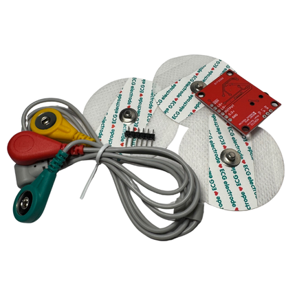 Módulo Sensor Cardíaco ECG AD8232 – Monitor de Ritmo Cardíaco para Arduino