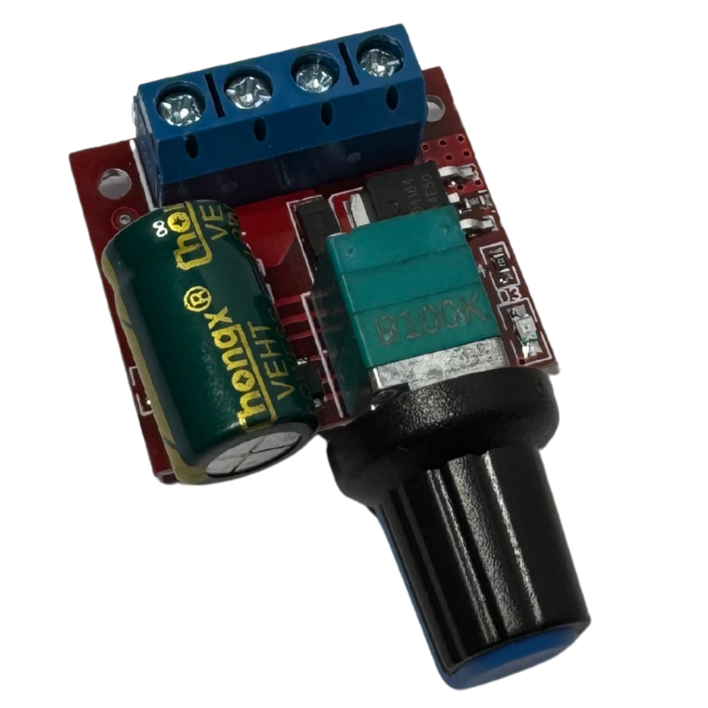 Módulo Controlador de Velocidad PWM para Motor DC 5A (3V–35V)