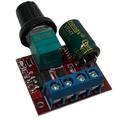 Módulo Controlador de Velocidad PWM para Motor DC 5A (3V–35V)
