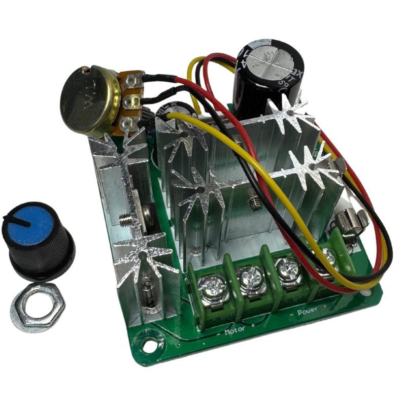 Módulo Variador de Velocidad PWM de Alta Potencia para Motor DC 6–30V (8A–15A)