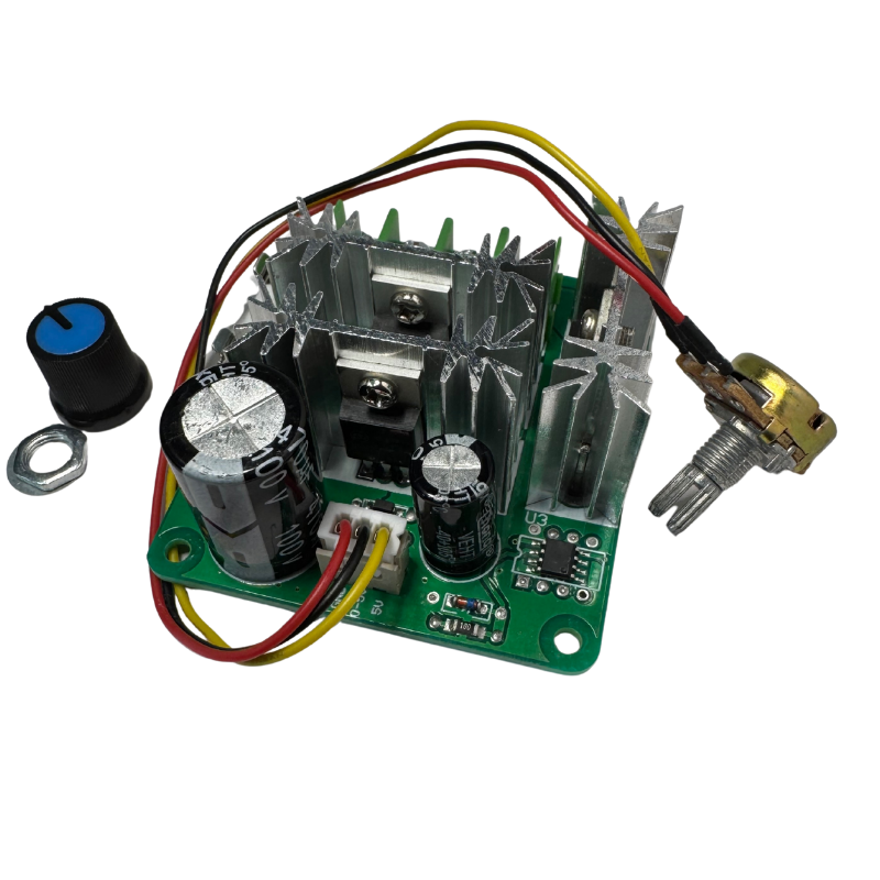 Módulo Variador de Velocidad PWM de Alta Potencia para Motor DC 6–30V (8A–15A)