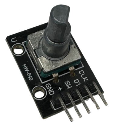 Módulo Encoder Rotativo KY-040 con Pulsador – Control de Giro para Arduino y Electrónica