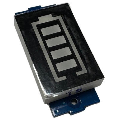 Indicador de Carga para Batería 3.7V (1S) – Nivel de Carga LED Tipo Barra