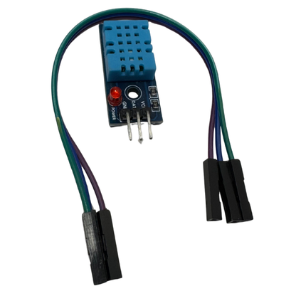 Módulo Sensor de Temperatura y Humedad DHT11 con Cable y LED Indicador – Compatible con Arduino / ESP32 / ESP8266