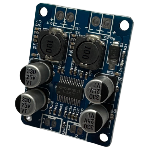 Amplificador de Audio 60W TPA3118 – Módulo de Alta Potencia 8–24V