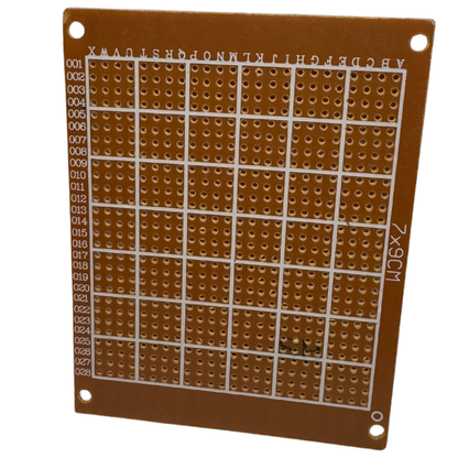 Baquelita PCB Pre-Perforada 7×9 cm – Económica para Proyectos Electrónicos