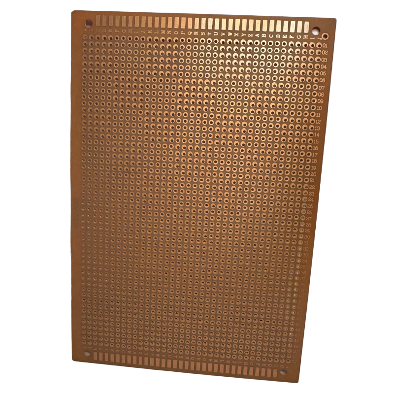 Baquelita PCB Pre-Perforada 7×9 cm – Económica para Proyectos Electrónicos