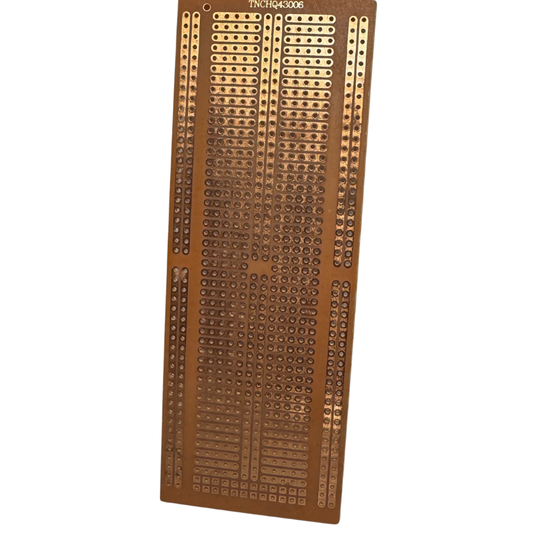 Baquelita PCB Pre-Perforada 4×13 cm – Placa Fenólica Económica para Proyectos