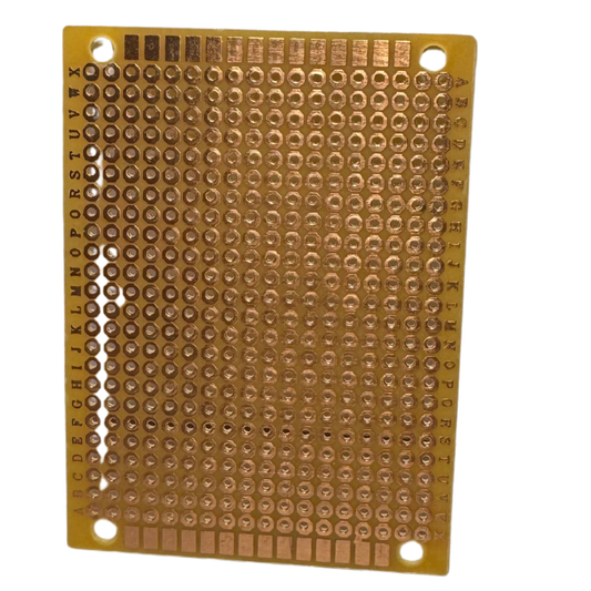 Baquelita PCB Pre-Perforada 9×15 cm – Placa Fenólica Económica para Proyectos Electrónicos