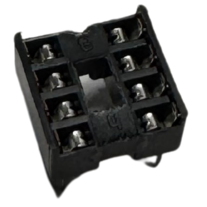 Zócalo para Circuito Integrado DIP-8 (Compatible con CI 555)