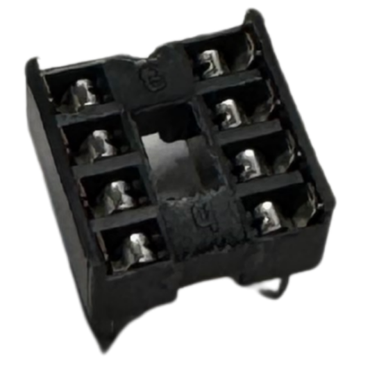 Zócalo para Circuito Integrado DIP-8 (Compatible con CI 555)
