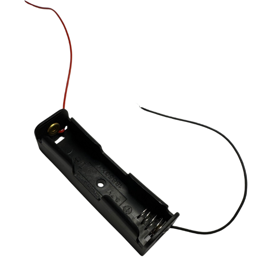 Porta Pila 18650 x1 – Soporte para Batería 3.7V con Cables