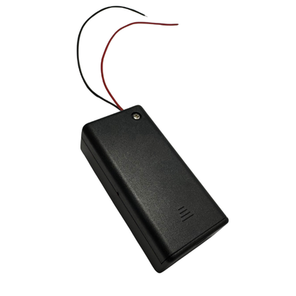 Porta Batería 9V con Tapa y Switch – Caja Portapila para Proyectos Electrónicos