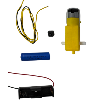 Kit de Araña Robótica – Proyecto Educativo de Mecatrónica – Incluye Motor, Portapilas y Componentes de Ensamblaje