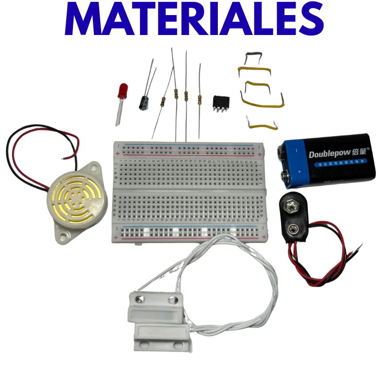 Alarma Casera en Protoboard – Kit de Materiales