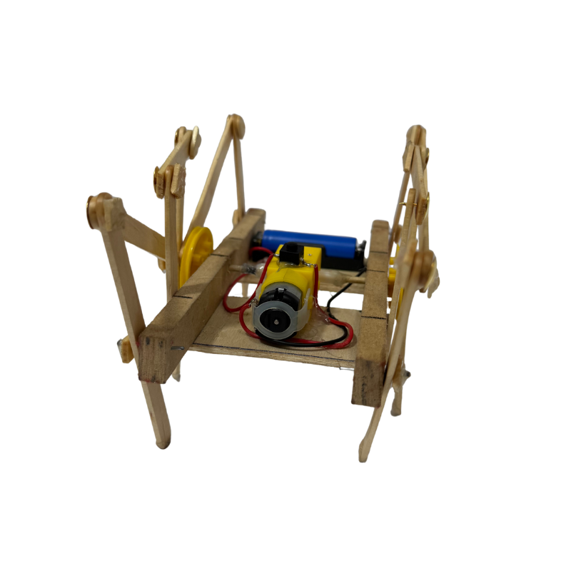 Kit de Araña Robótica – Proyecto Educativo de Mecatrónica – Incluye Motor, Portapilas y Componentes de Ensamblaje
