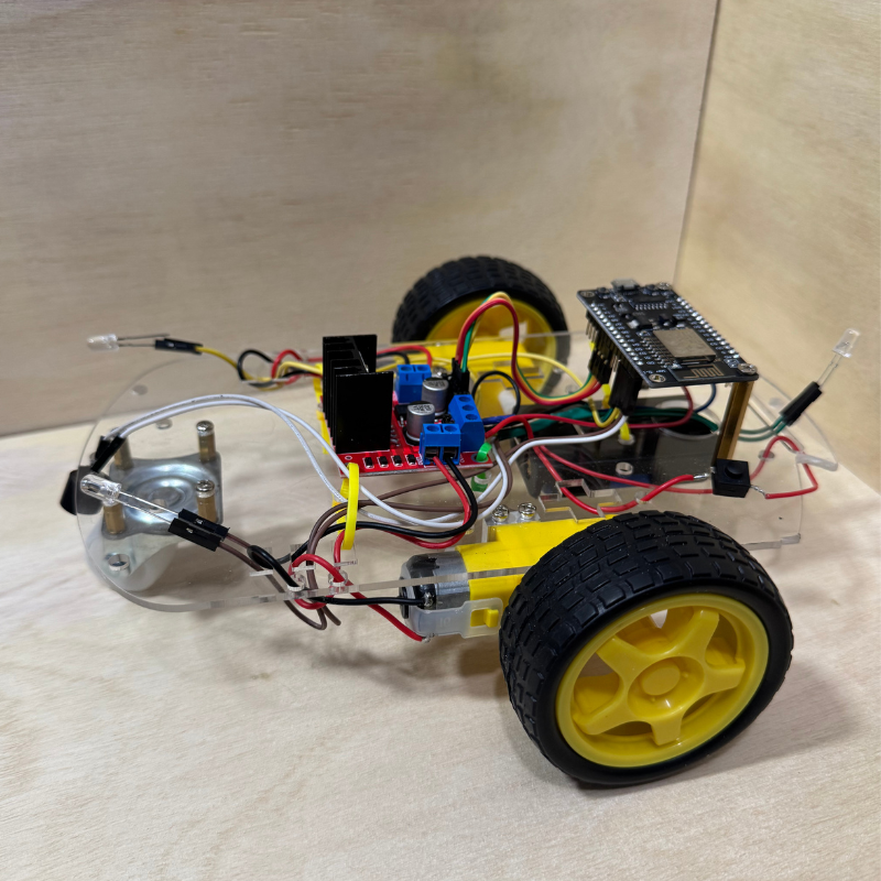 Carro Controlado por WiFi con ESP8266 – Proyecto de Robótica y Domótica para Estudiantes