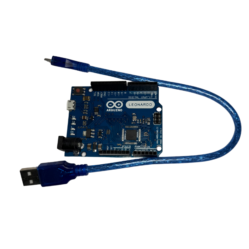 Arduino Leonardo Compatible + Cable USB – Ideal para proyectos con teclado, mouse y control HID