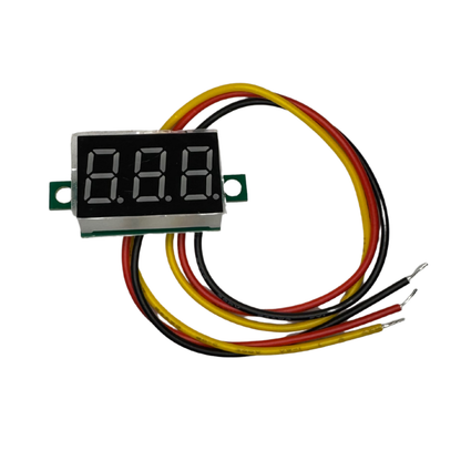 Voltímetro Digital mini 0–100V DC – Pantalla LED para Medición de Voltaje