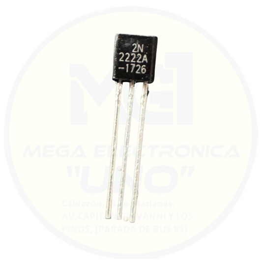 Transistor 2N2222 – NPN de propósito general – Amplificación y conmutación